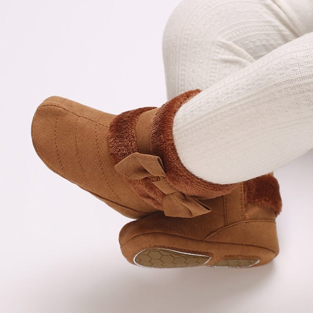 Brown Cute Comfortable Baby Warm Shoes SH7148B