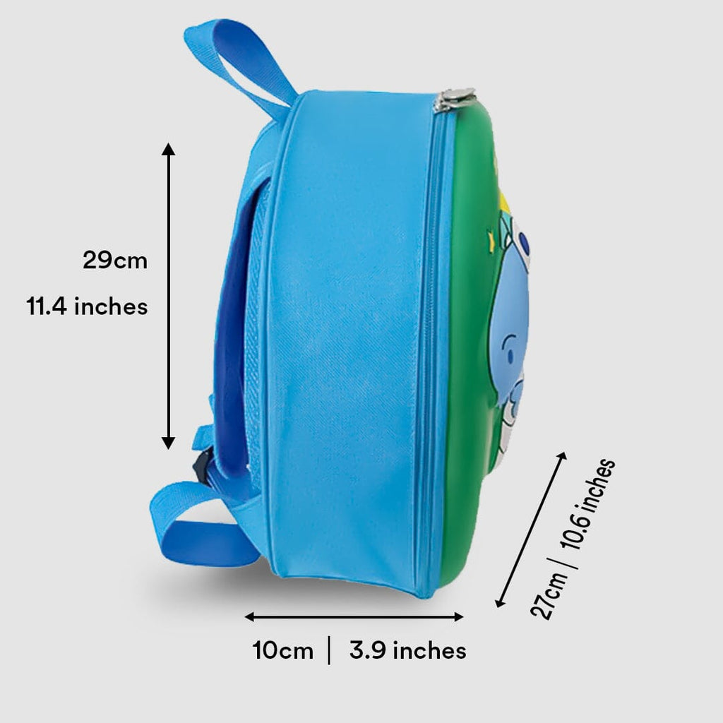 Sky Blue Space Dino Character Premium Quality Bag for Kids BG5517E