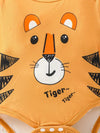 Newborn Lion Print Long Sleeve Onesie and Lion Print Long Pants with a Hat BS6140I