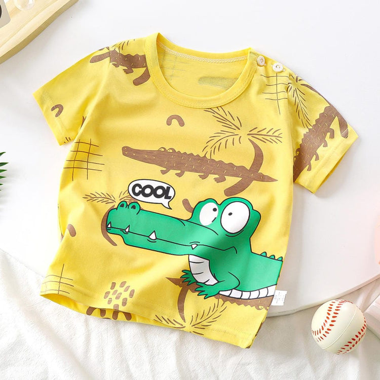 JF Yellow Cool Shirt T-Shirt TP6073C