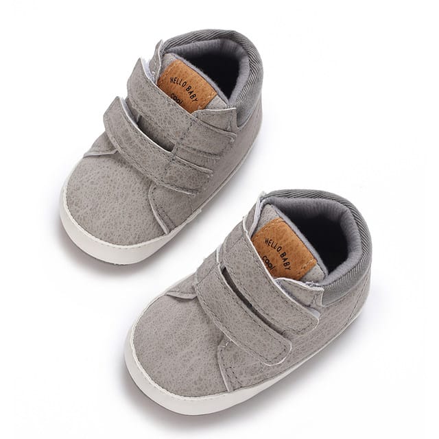 Gray High Ankle Baby Shoes SH7134