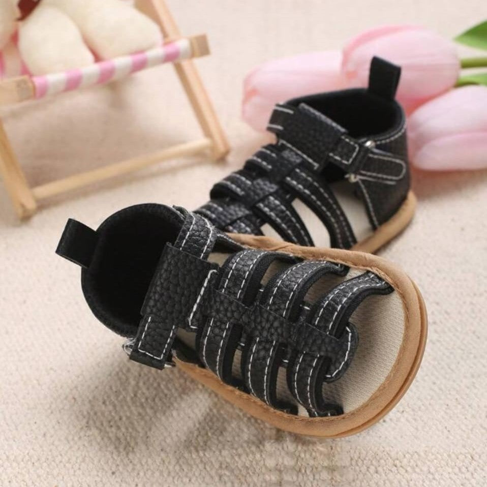 Black Summer Sandals SDL7519C