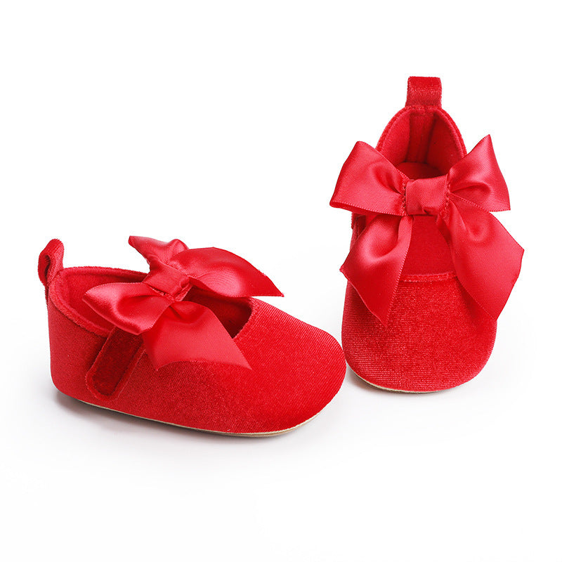 Red Fashionable Baby Girl's Shoes SH7142D