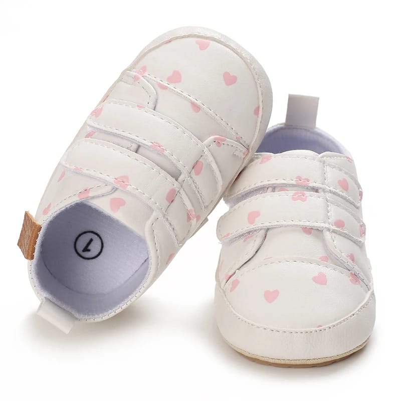 White Heart Baby Shoes SH7122A