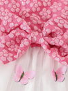 A Set of Three Sweet Sleeveless Ruffled Short Jackets for Girls, Paired with a Sleeveless Butterfly-Shaped Mesh Dress And a Headband FD6107C