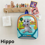 Hello Hippo Black Color Multipurpose Backpack Bag BG5542C