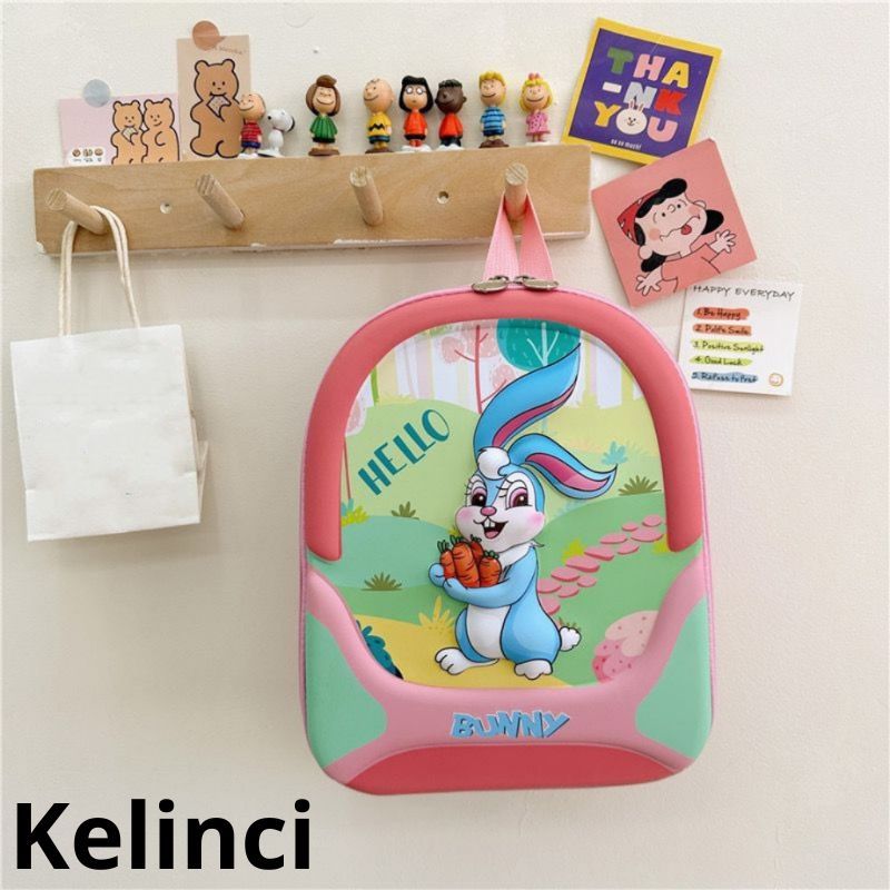 Hellow Bunny Pink Color Multipurpose Backpack Bag BG5542F