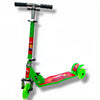 Green Adjustable 3 Wheel Foot Kick Scooter For Children Boys & Girls (3-8 Years) BCP1060C
